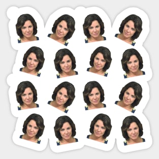 Luann de Lesseps Mugshot on repeat Sticker